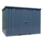 Contenedor desmontable 3 x 2 m – Puerta doble GC – Gris antracita (RAL 7016)