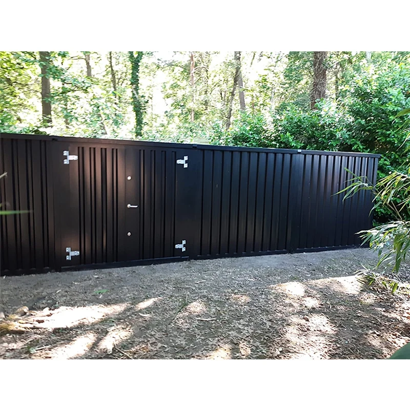 Contenedor desmontable de 6 x 3 m – Modelo estándar – RAL 9005 Negro