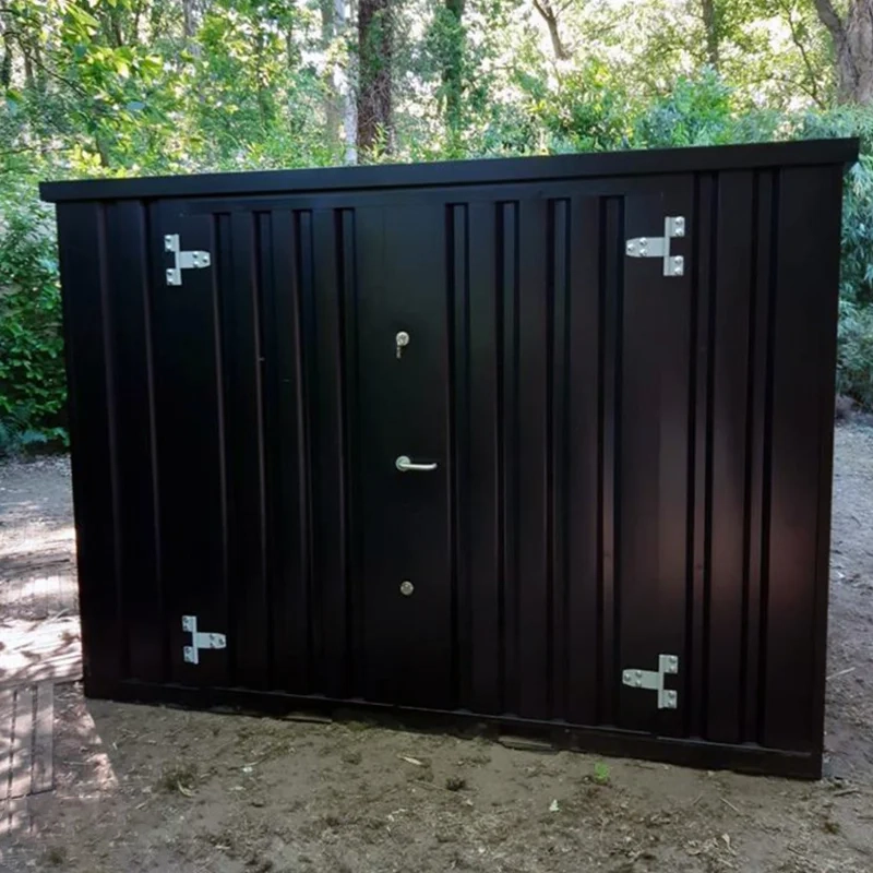Contenedor desmontable de 6 x 3 m – Modelo estándar – RAL 9005 Negro - Imagen 3