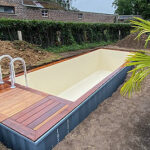 CONTENEDOR PISCINA 20 PIES SEMI-ENTERRADA