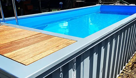 CONTENEDOR PISCINA 20 PIES SEMI-ENTERRADA - Imagen 2