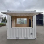 Contenedor de cafeteríabar de 10 pies Nuevo Blanco