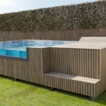 Piscina Poolspa Deluxe Twin rectangular KITPOOL 4 x 2 x 0.8 m