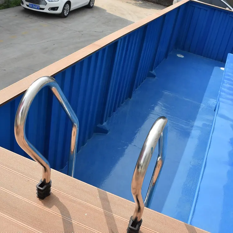 SP03 Contenedor de piscina con estructura de acero galvanizado de 11,8 m - Imagen 2